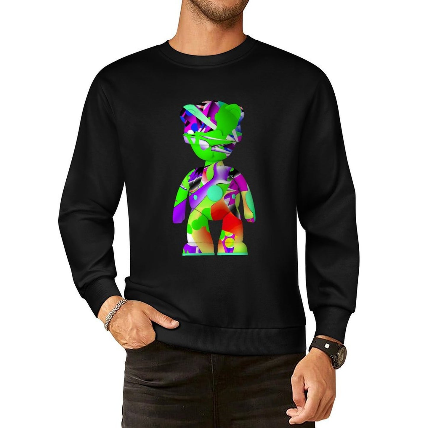 IPIB 250g Crew Neck Long Sleeve Sweatshirt Front GraphicCrew Neck Long Sleeve Sweatshirt6000110-4