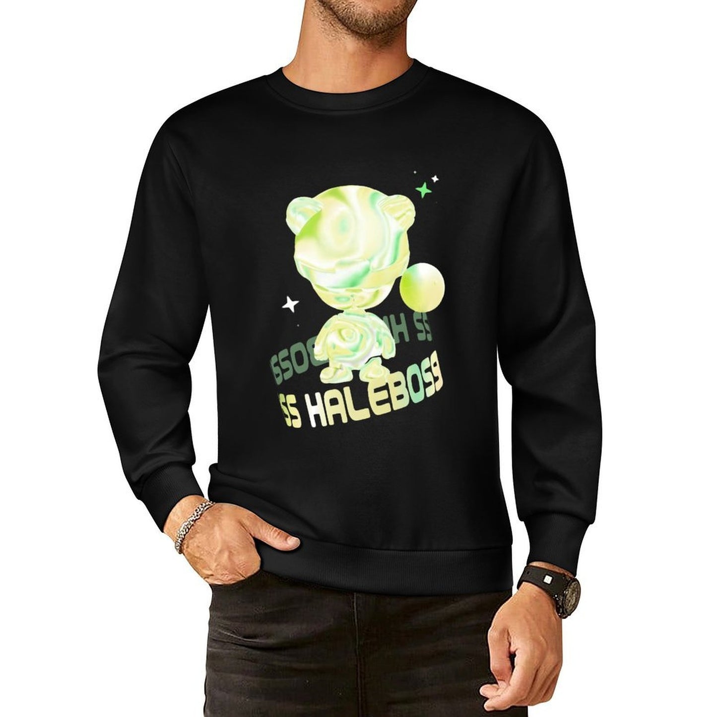 IPIB 250g Crew Neck Long Sleeve Sweatshirt Front GraphicCrew Neck Long Sleeve Sweatshirt6000016-5