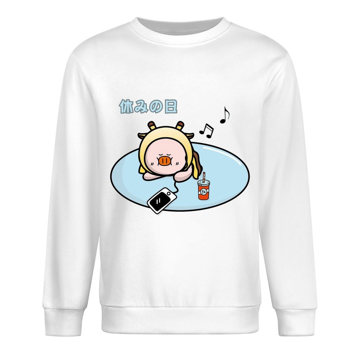 Front Patterned Long Sleeve TopBold AllSeason