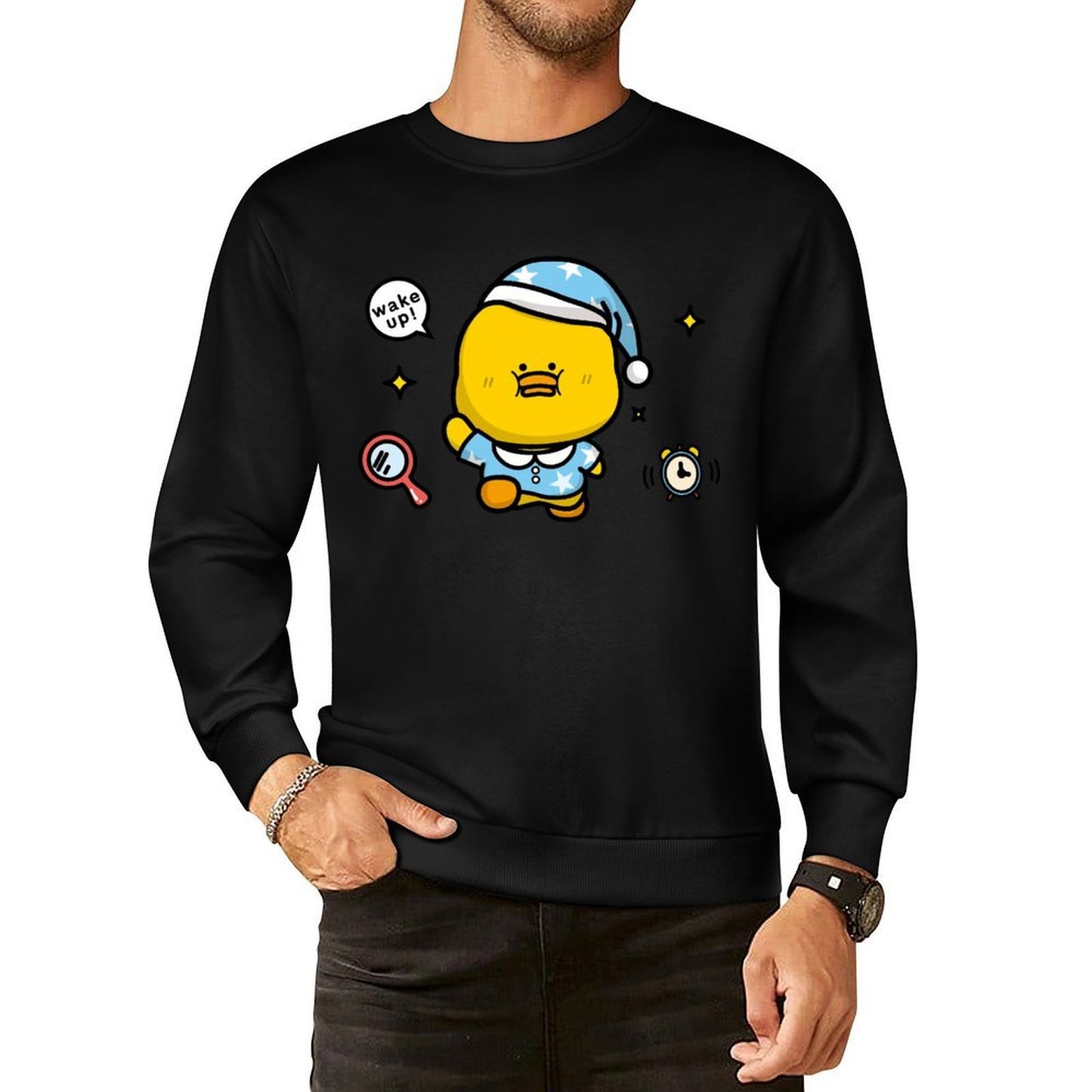 IPBR 250g Crew Neck Long Sleeve Sweatshirt Front GraphicCrew Neck Long Sleeve Sweatshirt4001120