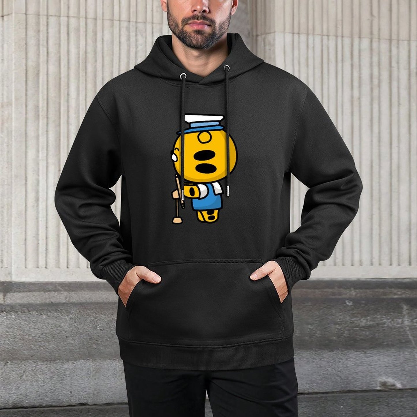 IPBR 250g Hooded Pocket Sweatshirt Front GraphicMen's Hooded  Sweatshirt4000218