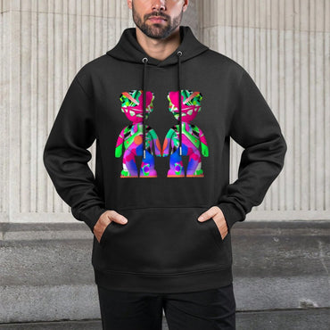 IPIB 250g Hooded Pocket Sweatshirt Front GraphicMen's Hooded  Sweatshirt6000146-3