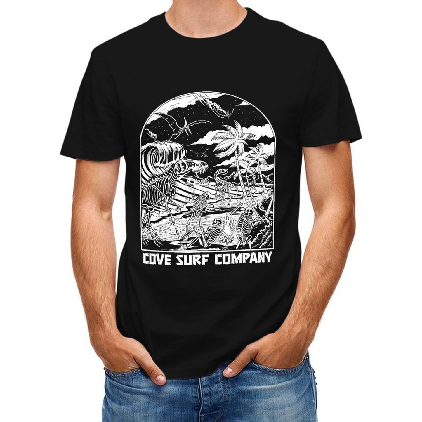 Inkmay Casual Cotton T-shirt Unisex T-shirtSharp Long Lasting T-Shirt