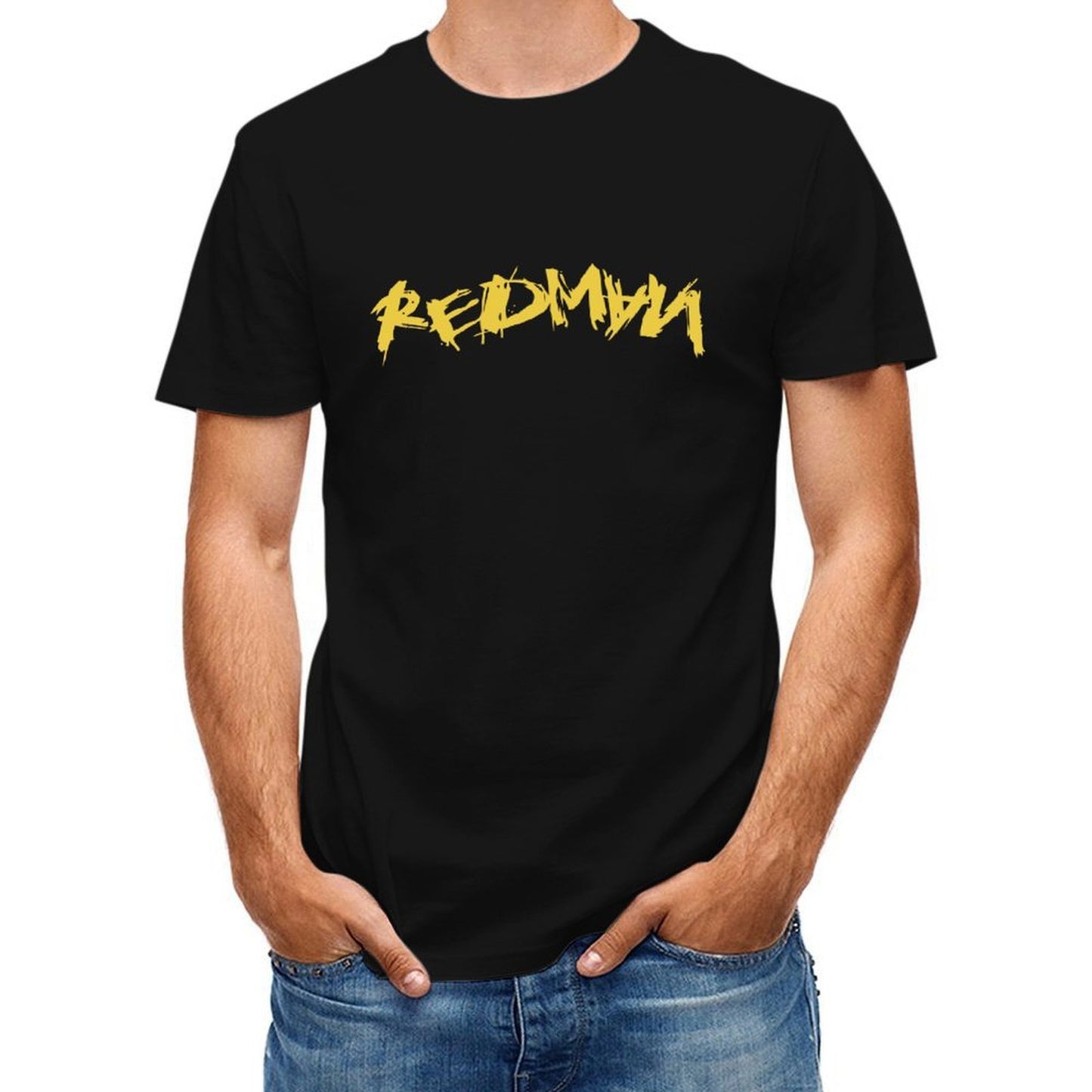 Inkmay Casual Cotton T-shirt Solid Yellow Background No Pattern Prints Unisex T-shirtStreetStyle ActiveWear T-Shirt
