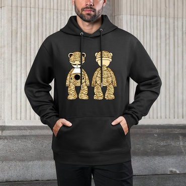 IPIB 250g Hooded Pocket Sweatshirt Front GraphicMen's Hooded  Sweatshirt6000099-1