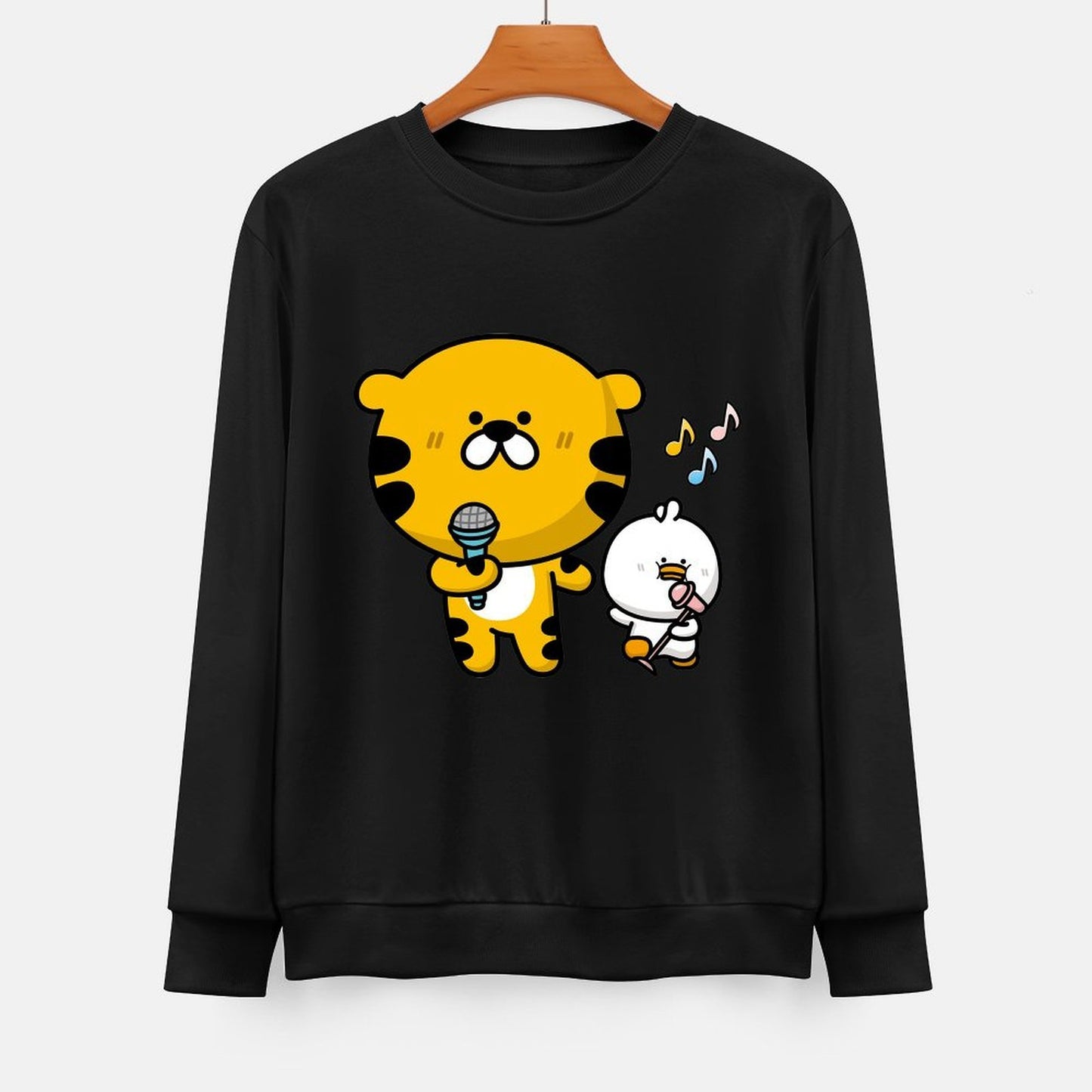 Front Patterned Long Sleeve TopClean LifestyleLine