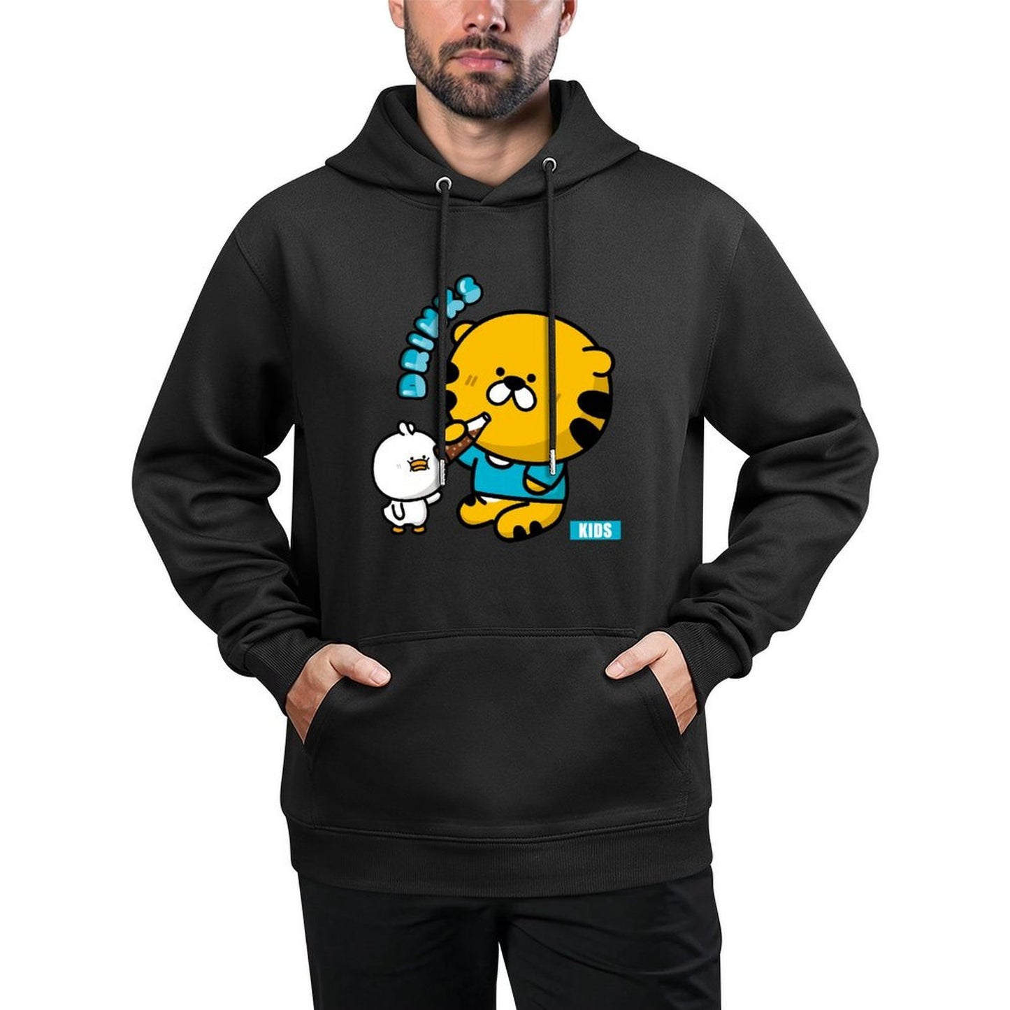 IPBR 250g Hooded Pocket Sweatshirt Front GraphicMen's Hooded  Sweatshirt4001168