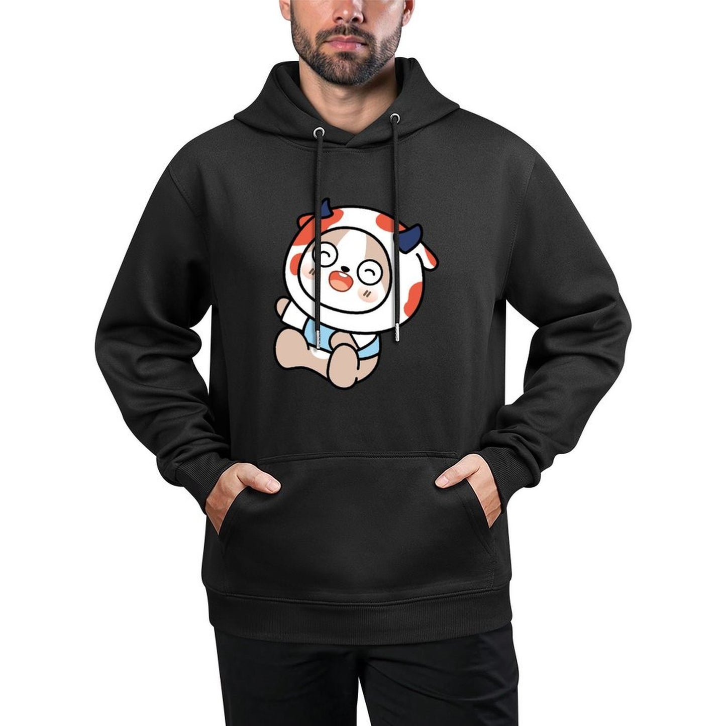 IPBR 250g Hooded Pocket Sweatshirt Front GraphicMen's Hooded  Sweatshirt4001326