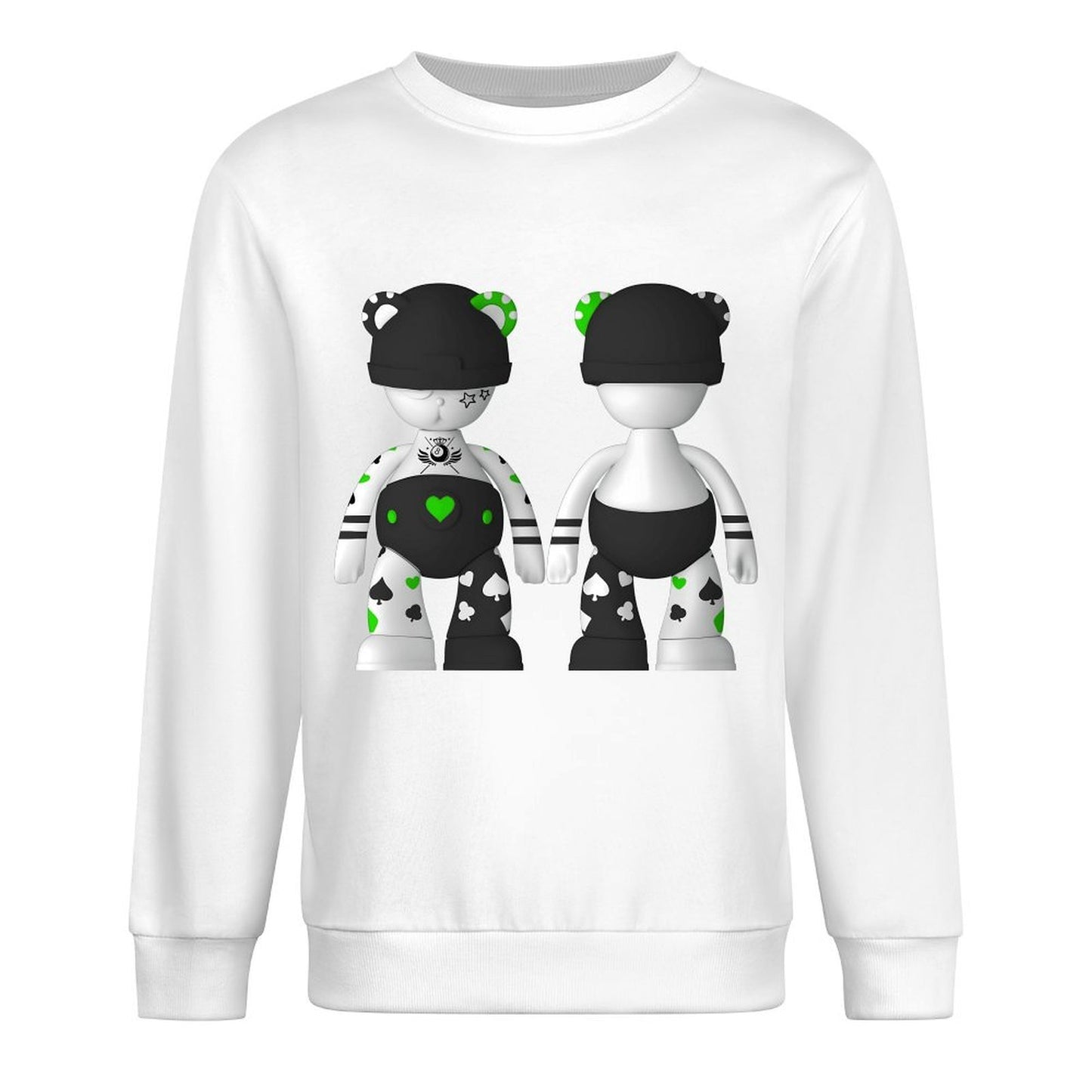 IPIB 250g Crew Neck Long Sleeve Sweatshirt Front GraphicCrew Neck Long Sleeve Sweatshirt6000094-2