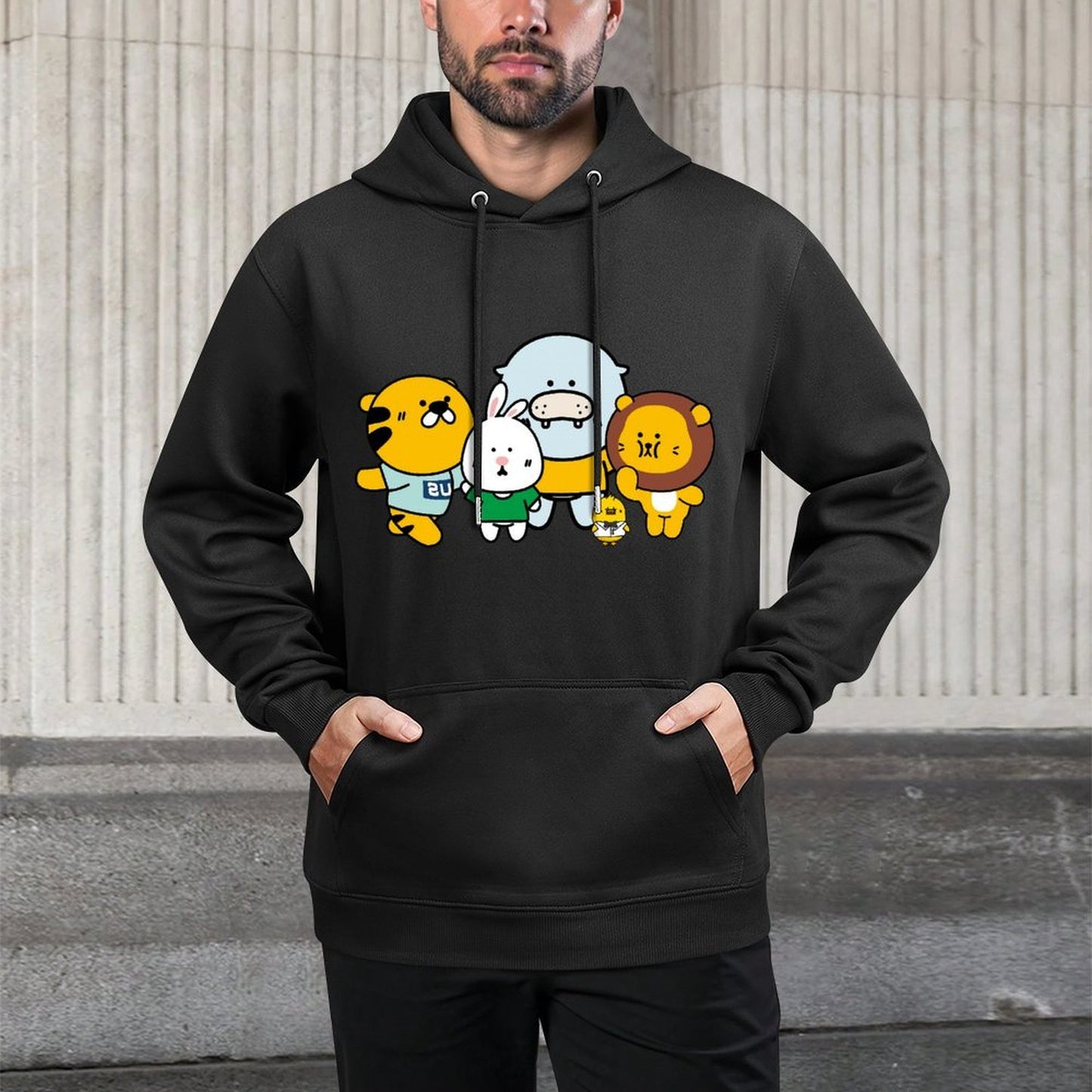 IPBR 250g Hooded Pocket Sweatshirt Front GraphicMen's Hooded  Sweatshirt4000382
