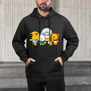 IPBR 250g Hooded Pocket Sweatshirt Front GraphicMen's Hooded  Sweatshirt4000382