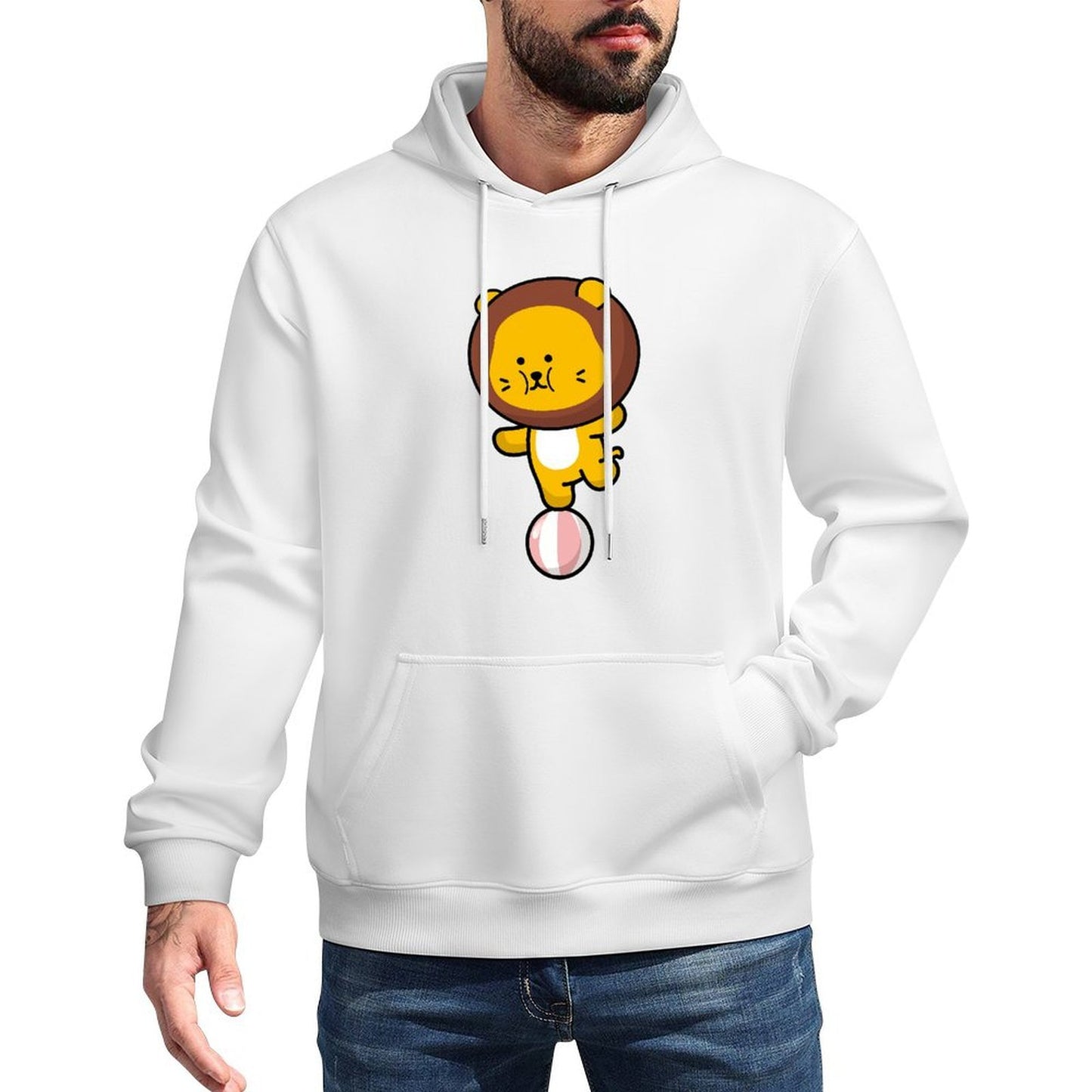 IPBR 250g Hooded Pocket Sweatshirt Front GraphicMen's Hooded  Sweatshirt4000214
