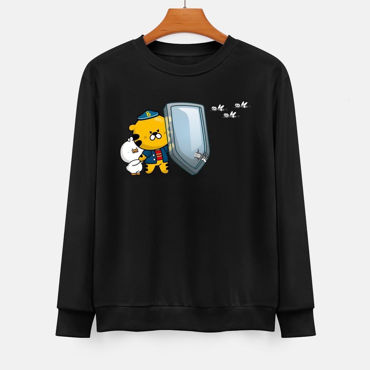 IPBR 250g Crew Neck Long Sleeve Sweatshirt Front GraphicCrew Neck Long Sleeve Sweatshirt4001083