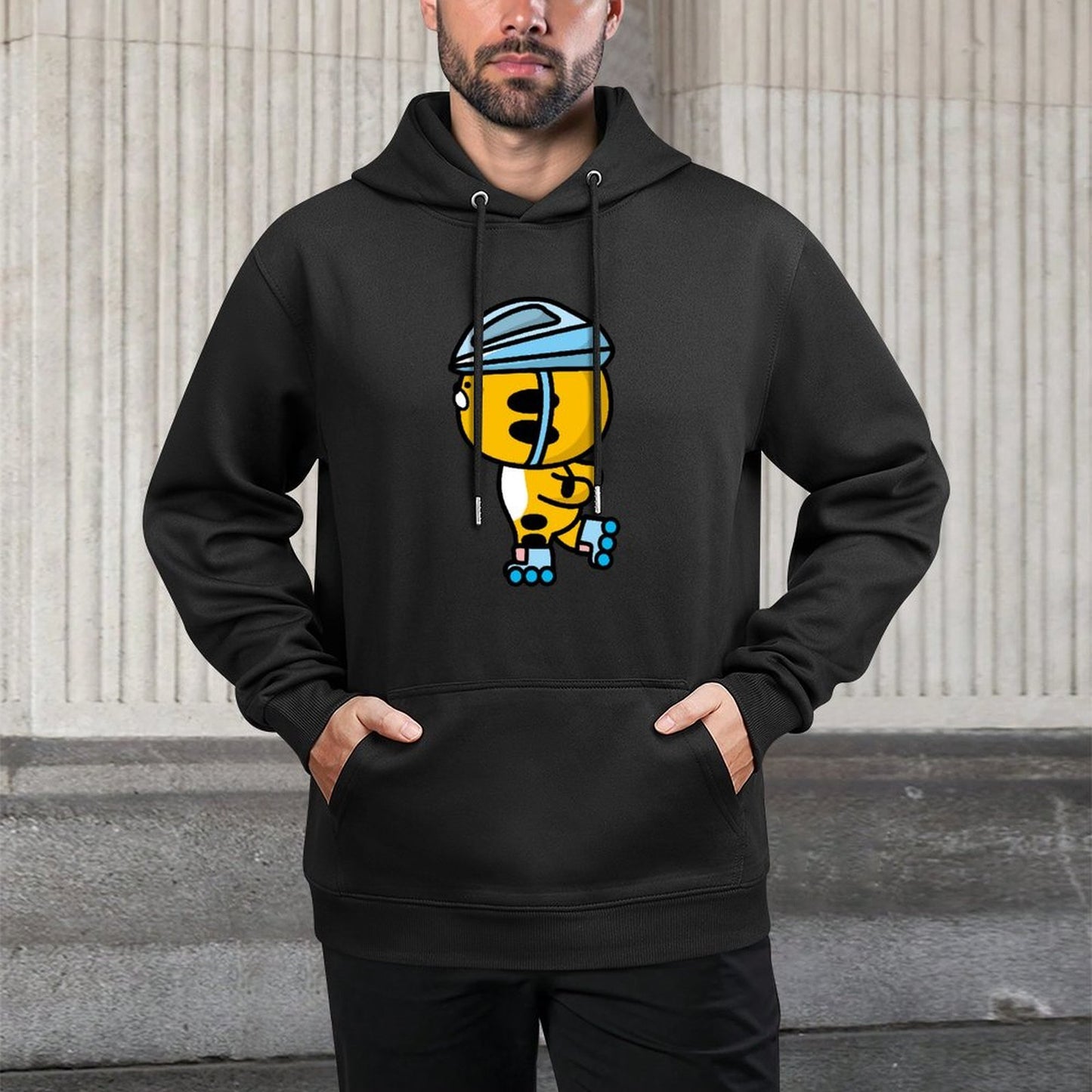 IPBR 250g Hooded Pocket Sweatshirt Front GraphicMen's Hooded  Sweatshirt4000059
