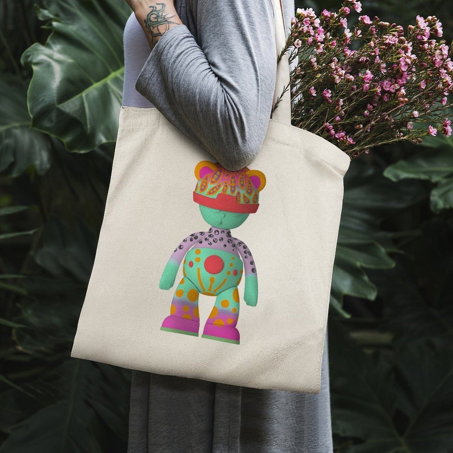 Canvas Tote Bag 6000102-2 Style 34x40cm