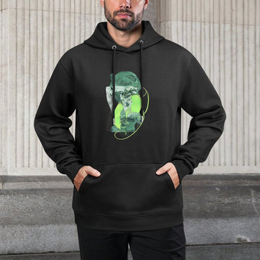 IPIB 250g Hooded Pocket Sweatshirt Front GraphicMen's Hooded  Sweatshirt6000019-6