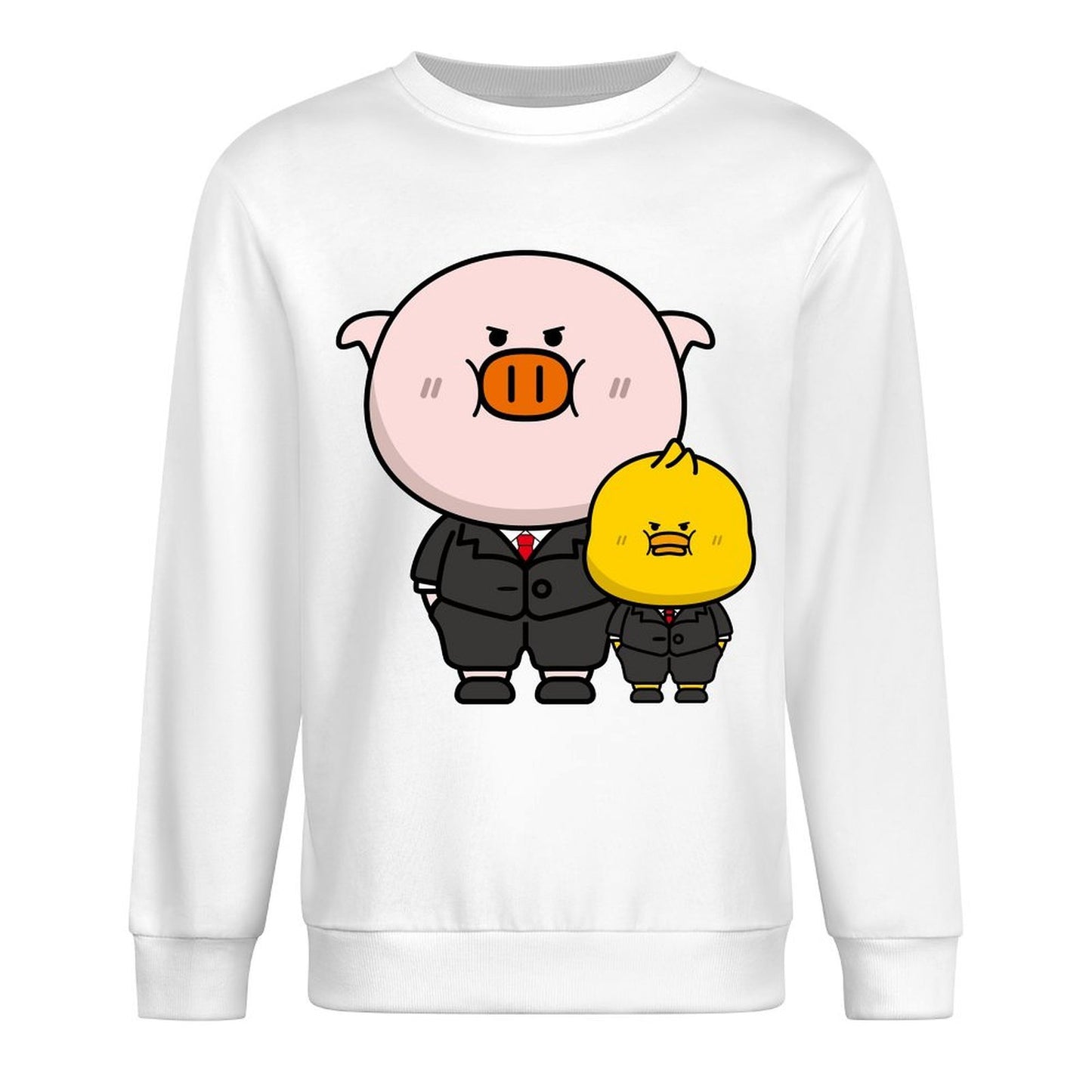 Front Patterned Long Sleeve TopPlain Studio