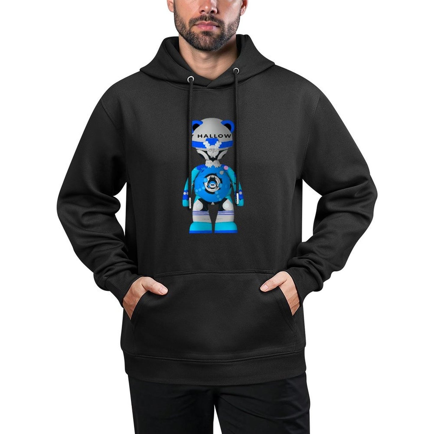 IPIB 250g Hooded Pocket Sweatshirt Front GraphicMen's Hooded  Sweatshirt6000111-3