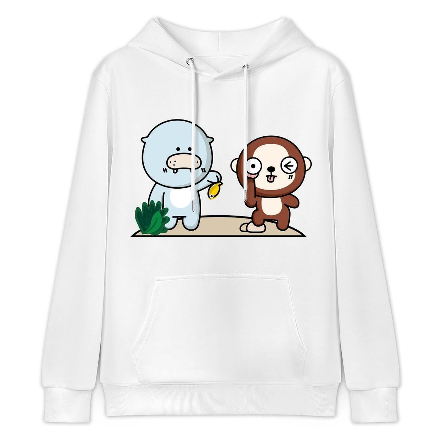 Front Graphic HoodiesCrisp Print Oversized