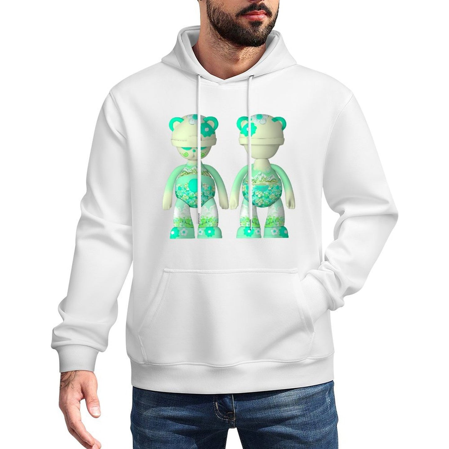 IPIB 250g Hooded Pocket Sweatshirt Front GraphicMen's Hooded  Sweatshirt6000080-3