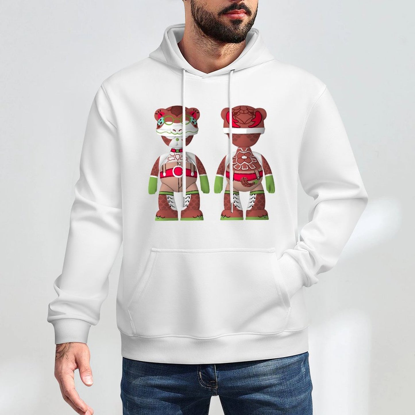 Hoodie Front PatternLightweight Unisex