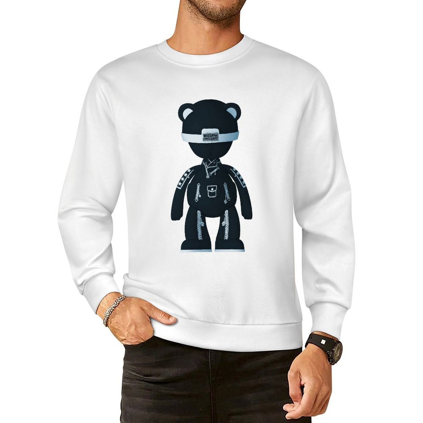 Long Sleeve With Front PatternFitted Clean Edges