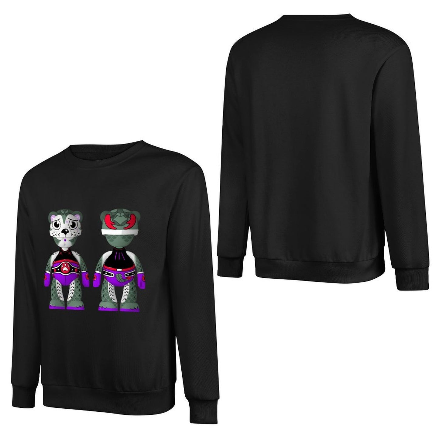 IPIB 250g Crew Neck Long Sleeve Sweatshirt Front GraphicCrew Neck Long Sleeve Sweatshirt6000145-5