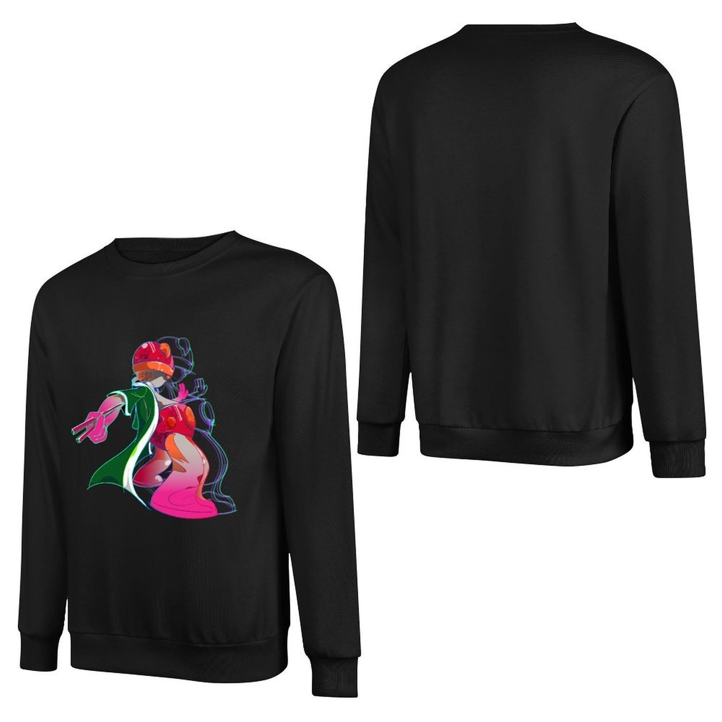 IPIB 250g Crew Neck Long Sleeve Sweatshirt Front GraphicCrew Neck Long Sleeve Sweatshirt6000009-4
