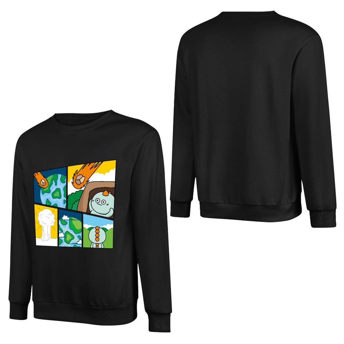 Front Patterned Long Sleeve TopSoftLine PremiumSeries