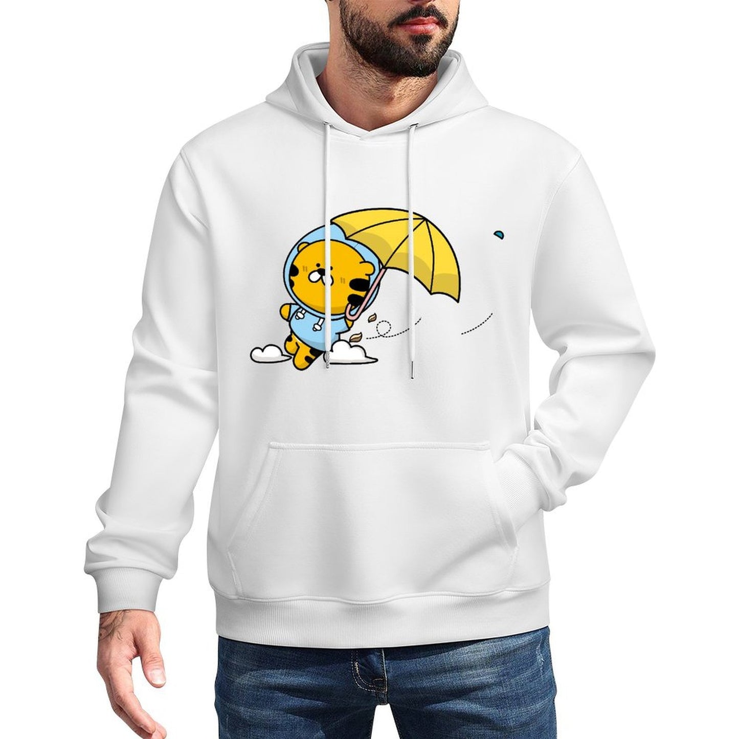 IPBR 250g Hooded Pocket Sweatshirt Front GraphicMen's Hooded  Sweatshirt4000022