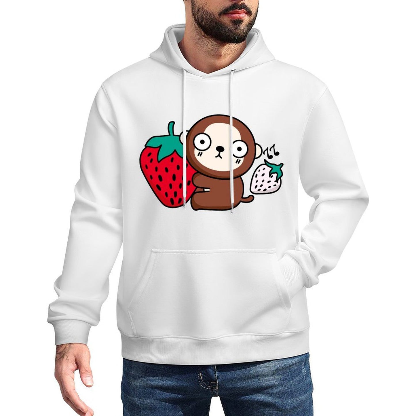 Slim Fit SmoothWear Front Graphic Hoodies