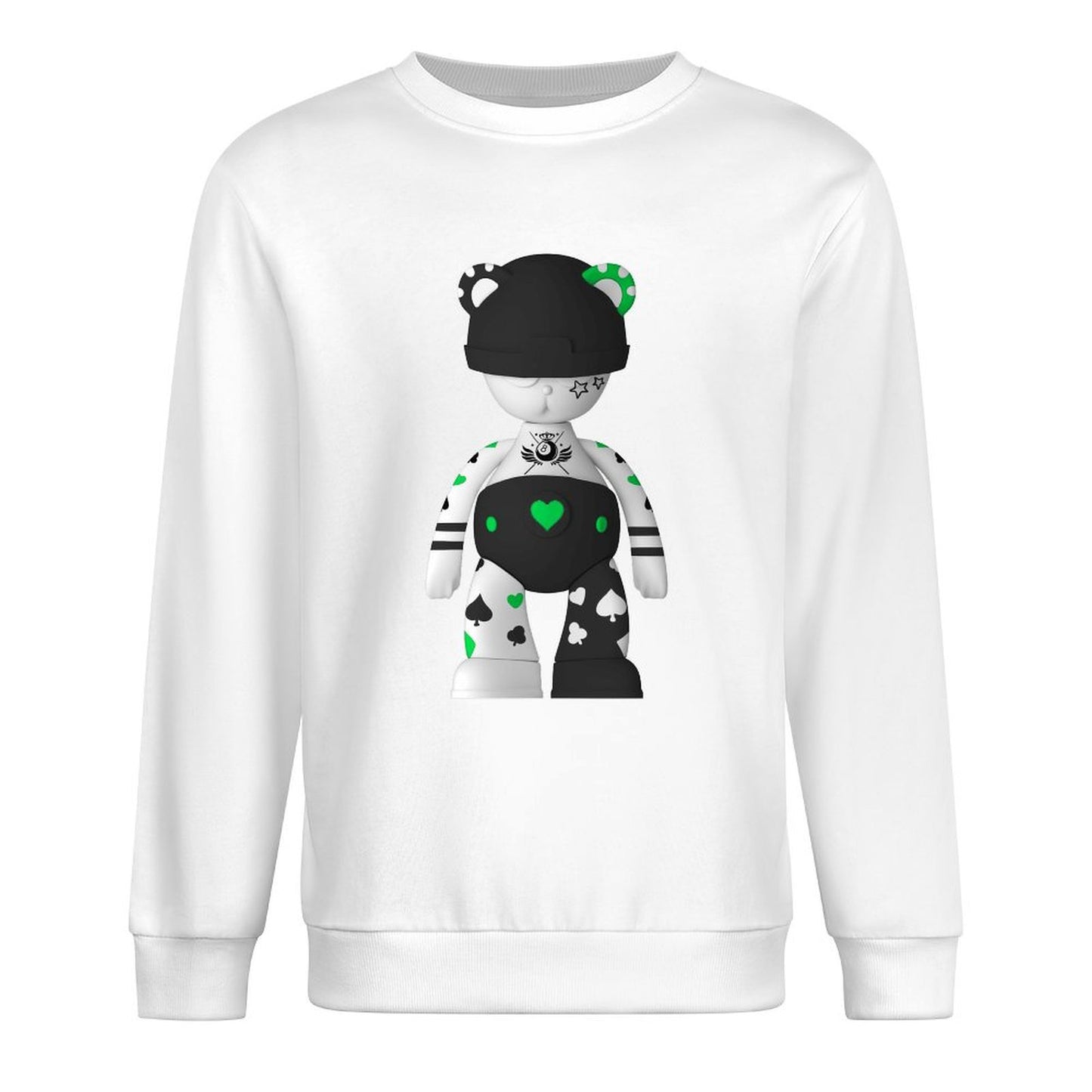 IPIB 250g Crew Neck Long Sleeve Sweatshirt Front GraphicCrew Neck Long Sleeve Sweatshirt6000018-2