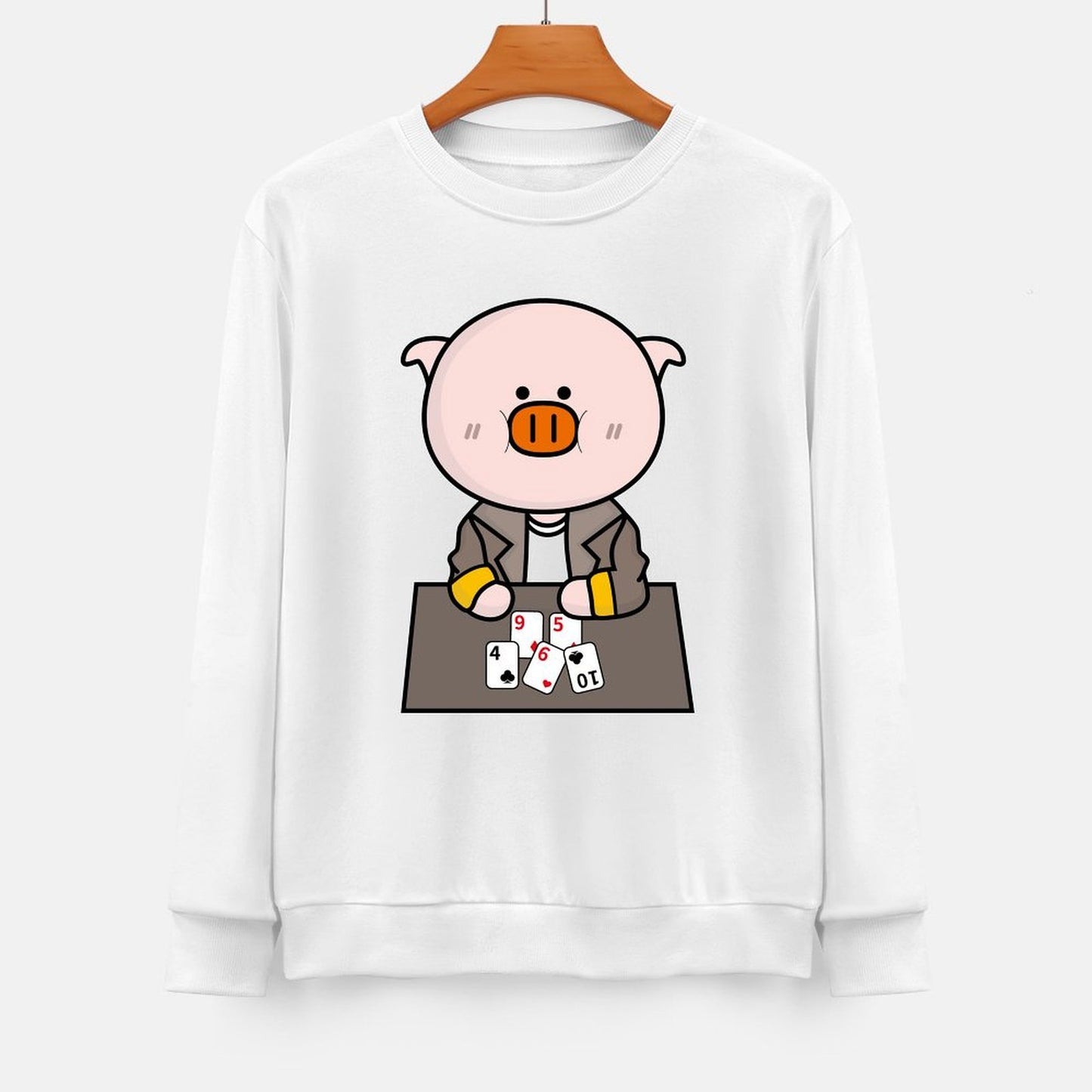 Front Patterned Long Sleeve TopEverydayWear Studio