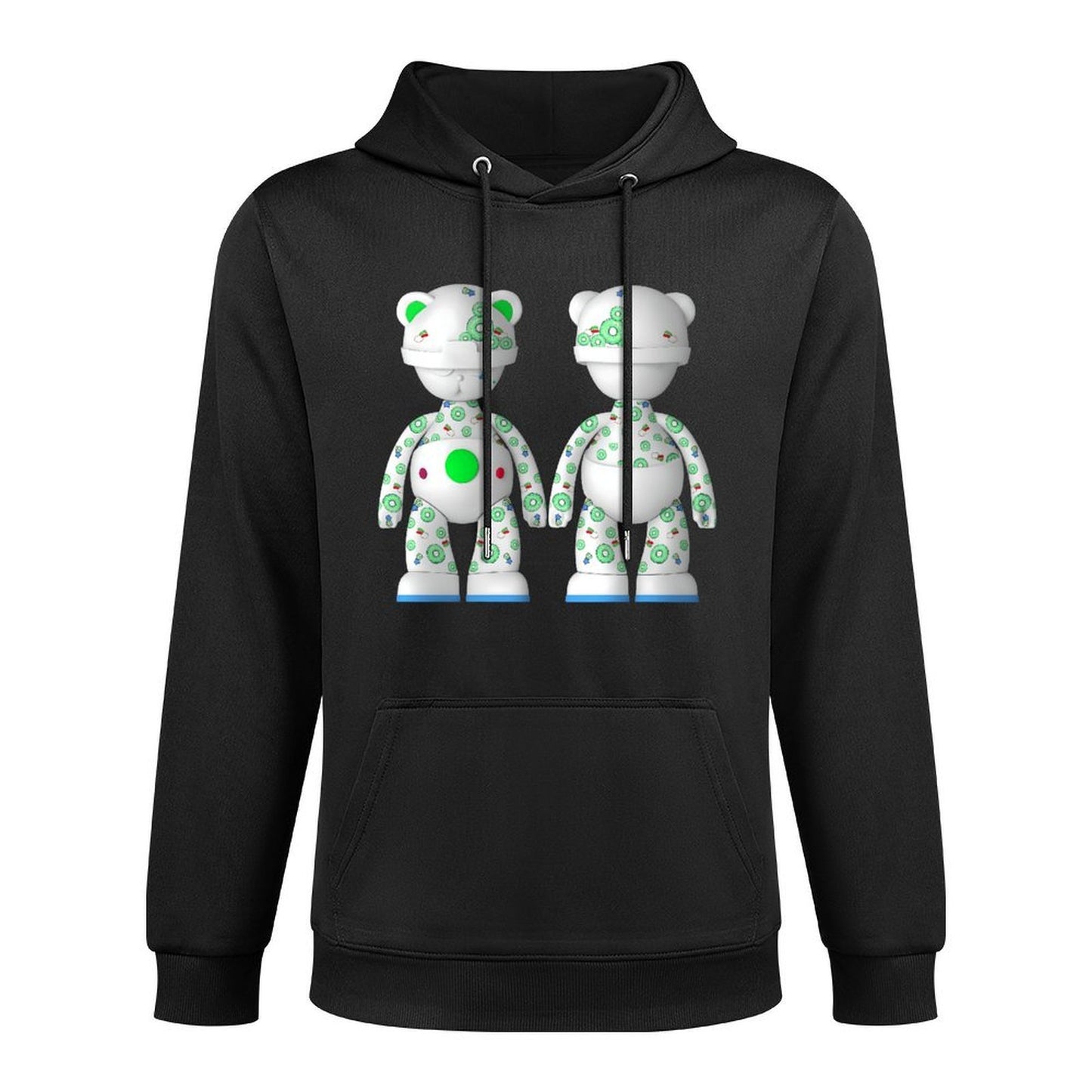 IPIB 250g Hooded Pocket Sweatshirt Front GraphicMen's Hooded  Sweatshirt6000097-4