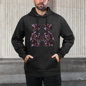 IPIB 250g Hooded Pocket Sweatshirt Front GraphicMen's Hooded  Sweatshirt6000083-2