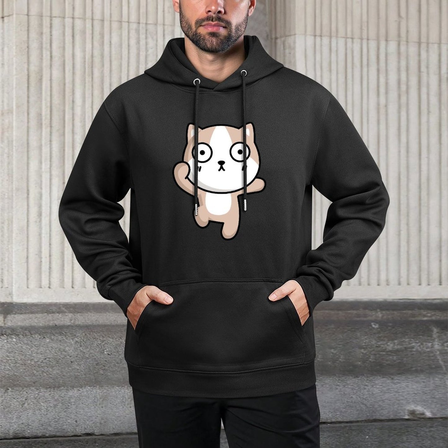 IPBR 250g Hooded Pocket Sweatshirt Front GraphicMen's Hooded  Sweatshirt4000456