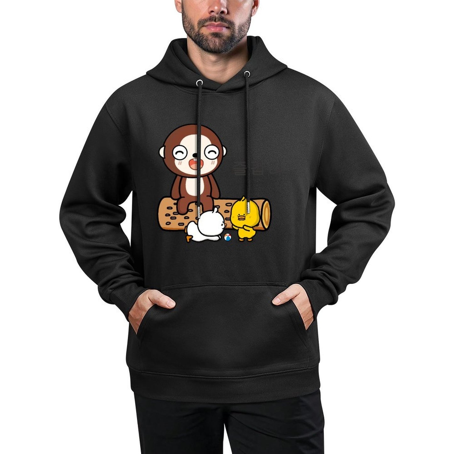 IPBR 250g Hooded Pocket Sweatshirt Front GraphicMen's Hooded  Sweatshirt4001004