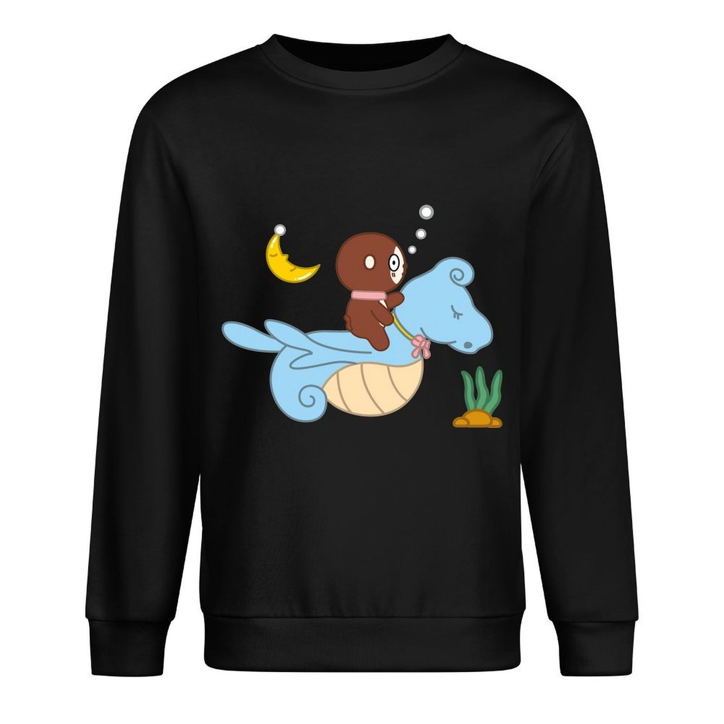 Front Patterned Long Sleeve TopEverydaySeries Tear-Resistant