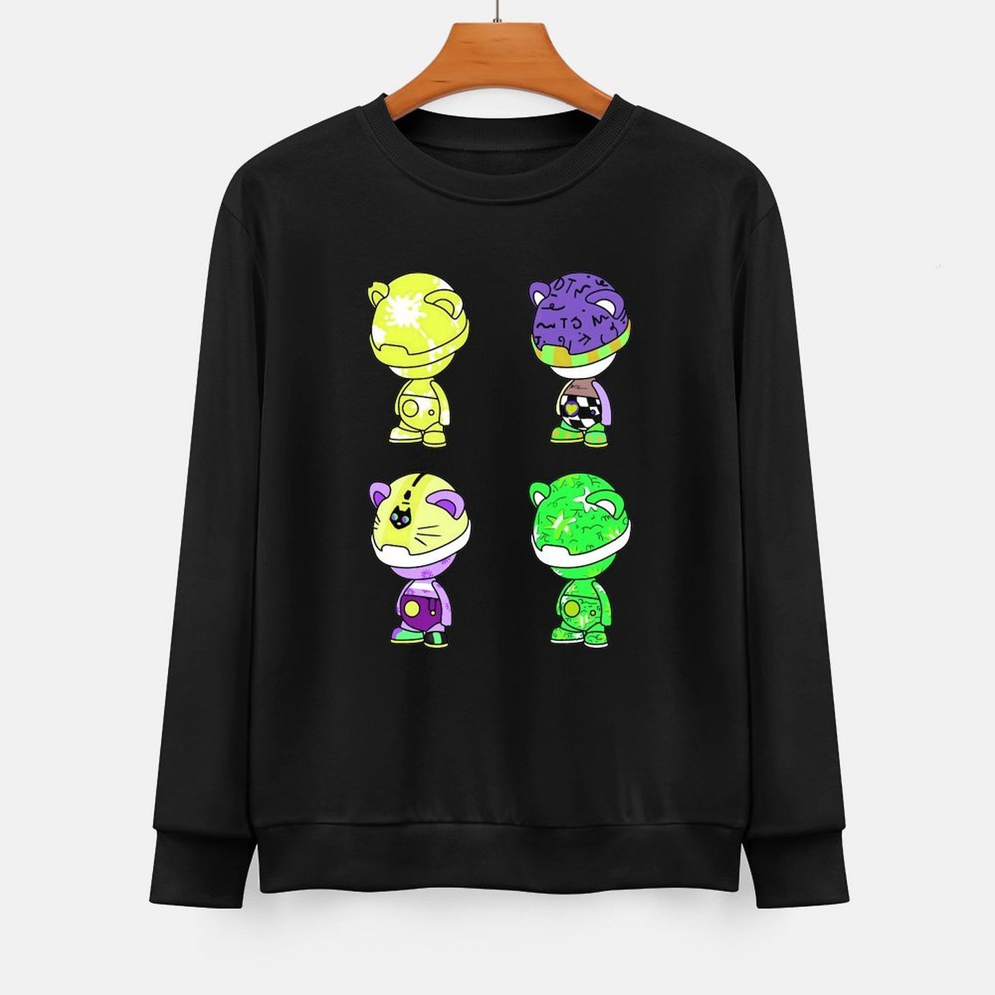 IPIB 250g Crew Neck Long Sleeve Sweatshirt Front GraphicCrew Neck Long Sleeve Sweatshirt6000074-2