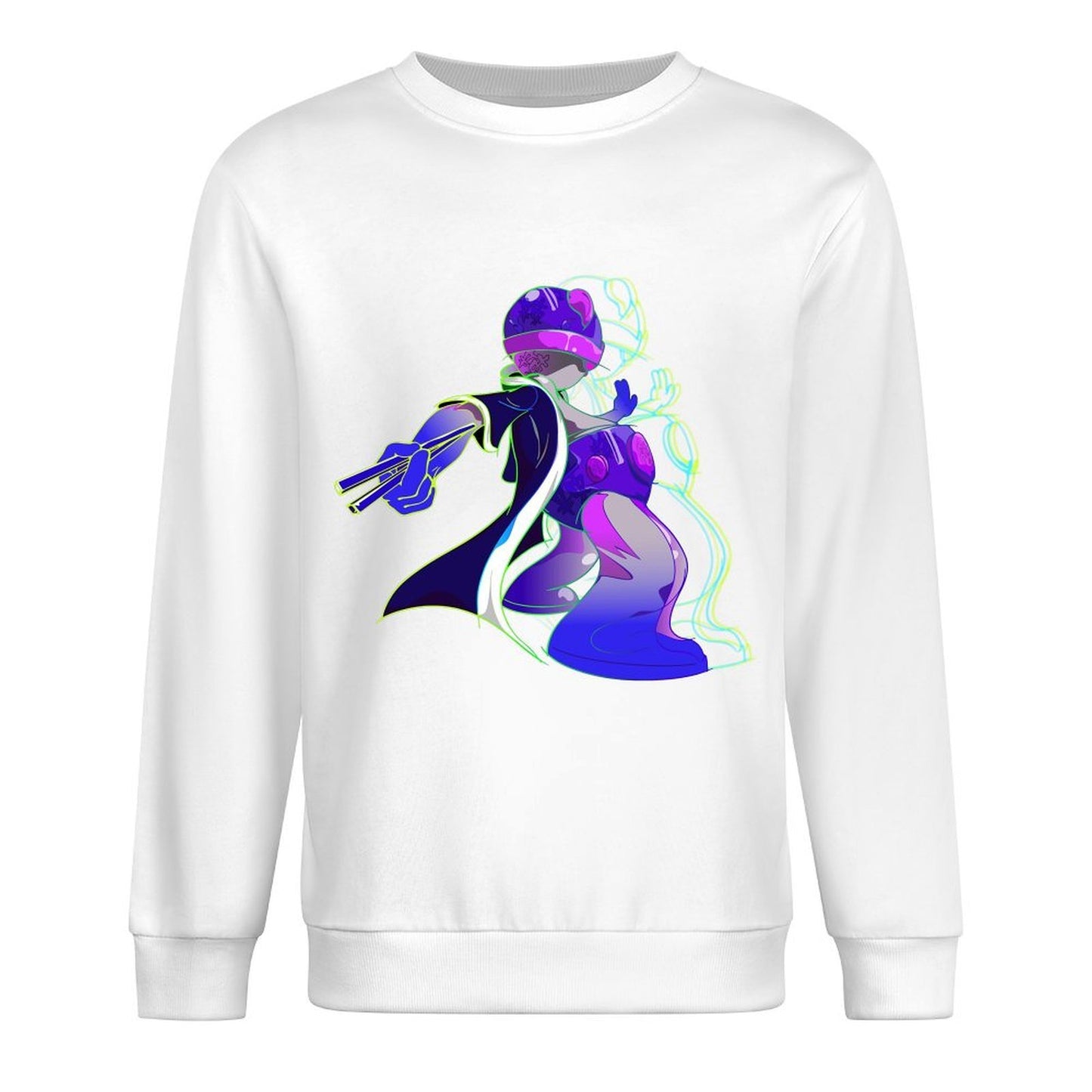 IPIB 250g Crew Neck Long Sleeve Sweatshirt Front GraphicCrew Neck Long Sleeve Sweatshirt6000009-3