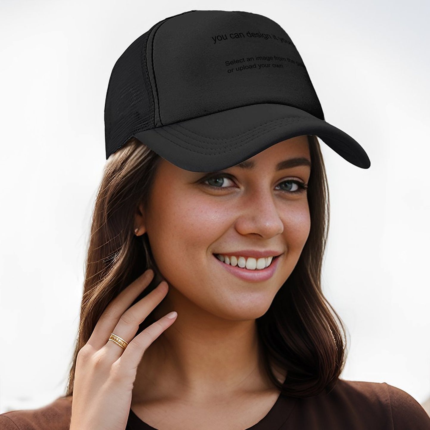 Mesh Baseball Cap Style One Size Support personalized design