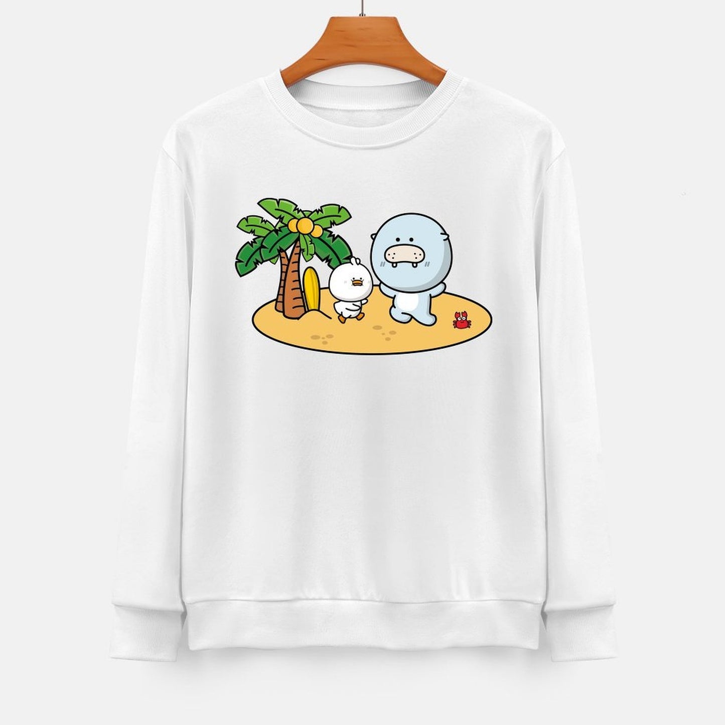 Front Patterned Long Sleeve TopEco / Sustainable Series