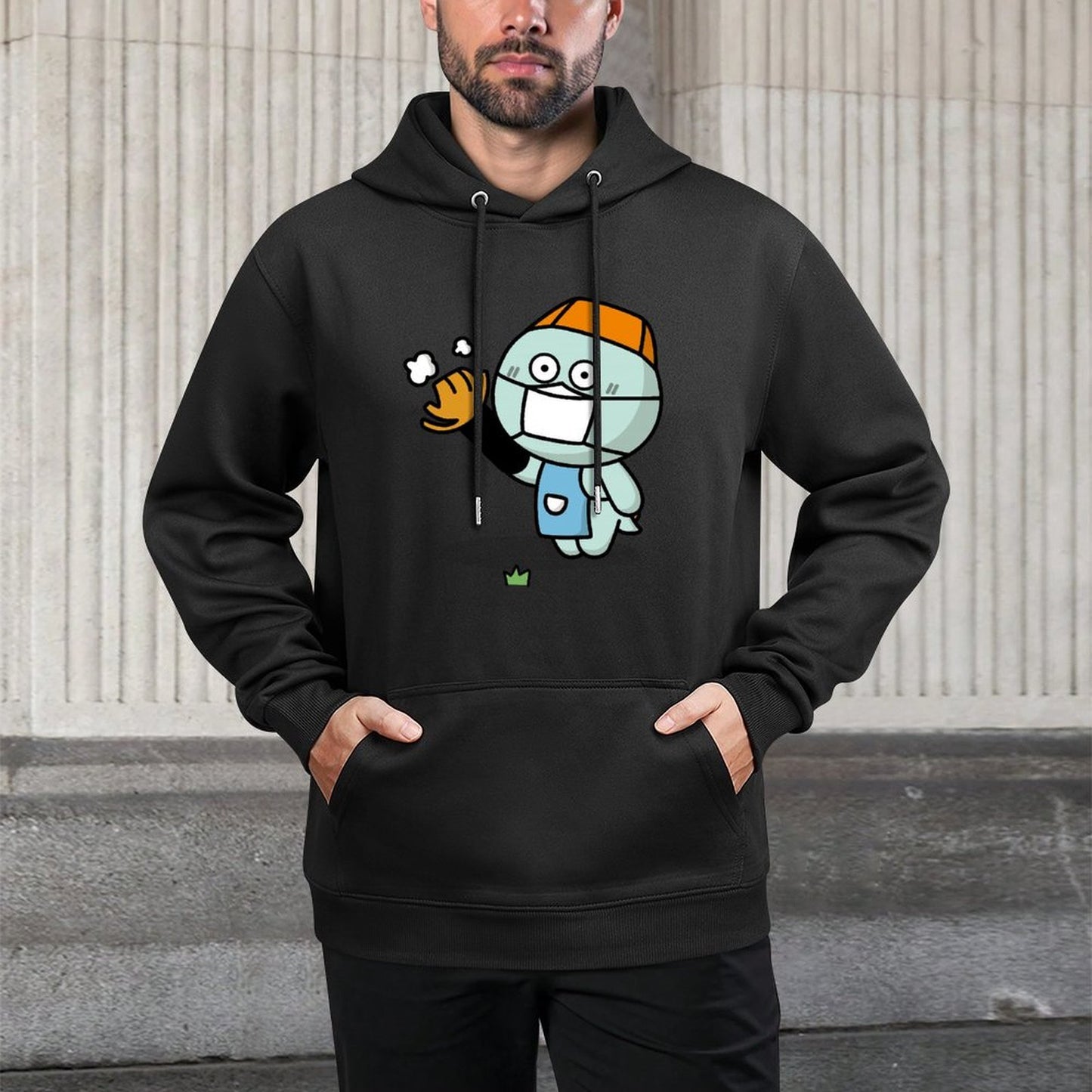 IPBR 250g Hooded Pocket Sweatshirt Front GraphicMen's Hooded  Sweatshirt4000330