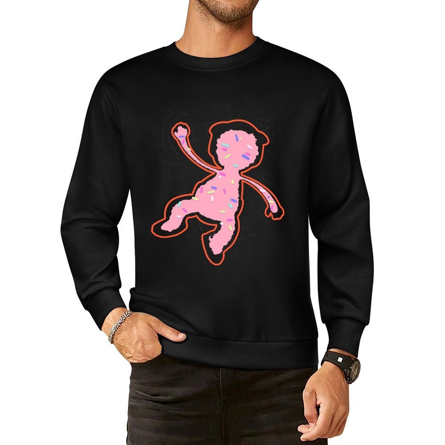IPIB 250g Crew Neck Long Sleeve Sweatshirt Front GraphicCrew Neck Long Sleeve Sweatshirt6000006-4