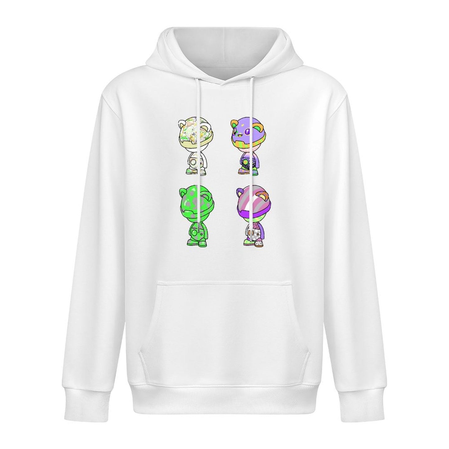 Hoodie Front PatternClassicFit Double-Stitched