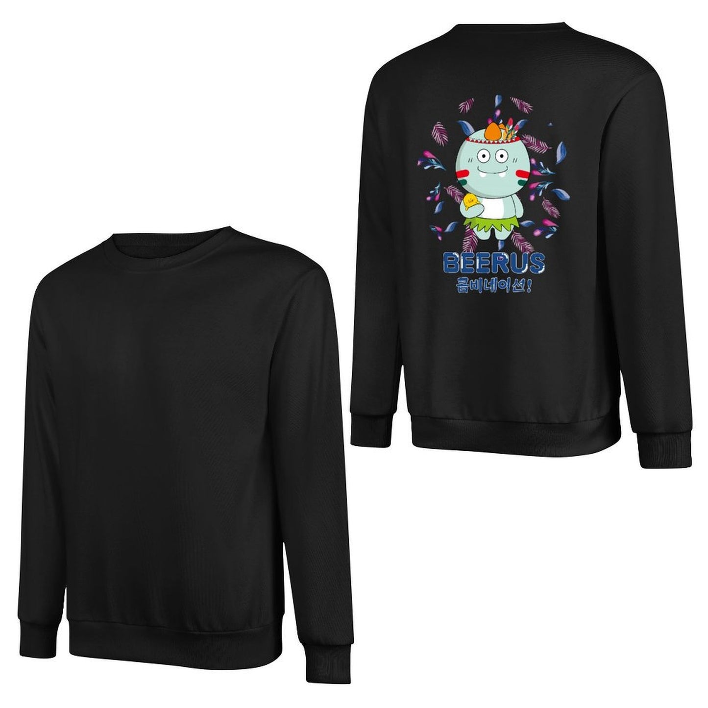 Crew Neck Long Sleeve Sweatshirt 4000601
