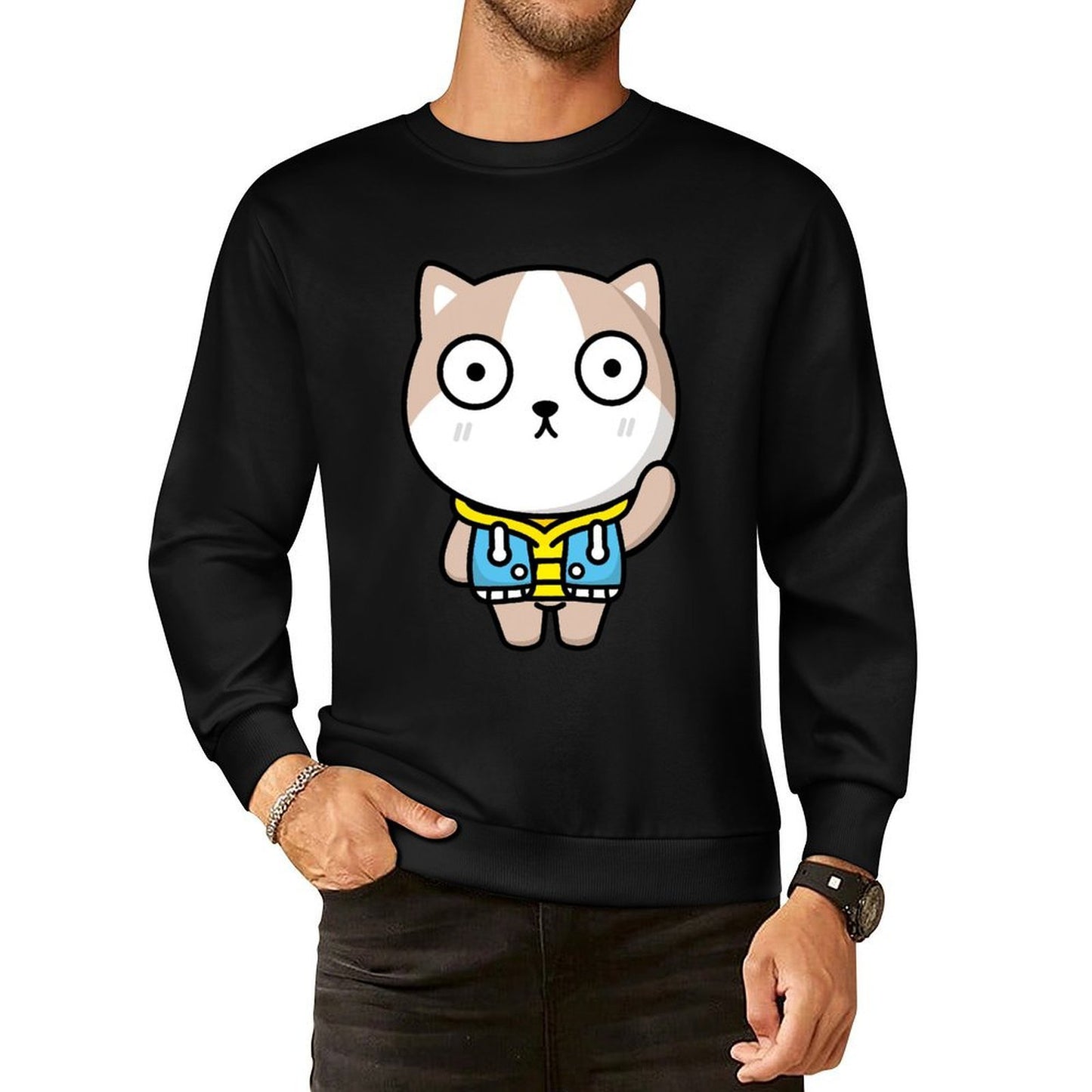 IPBR 250g Crew Neck Long Sleeve Sweatshirt Front GraphicCrew Neck Long Sleeve Sweatshirt4001178