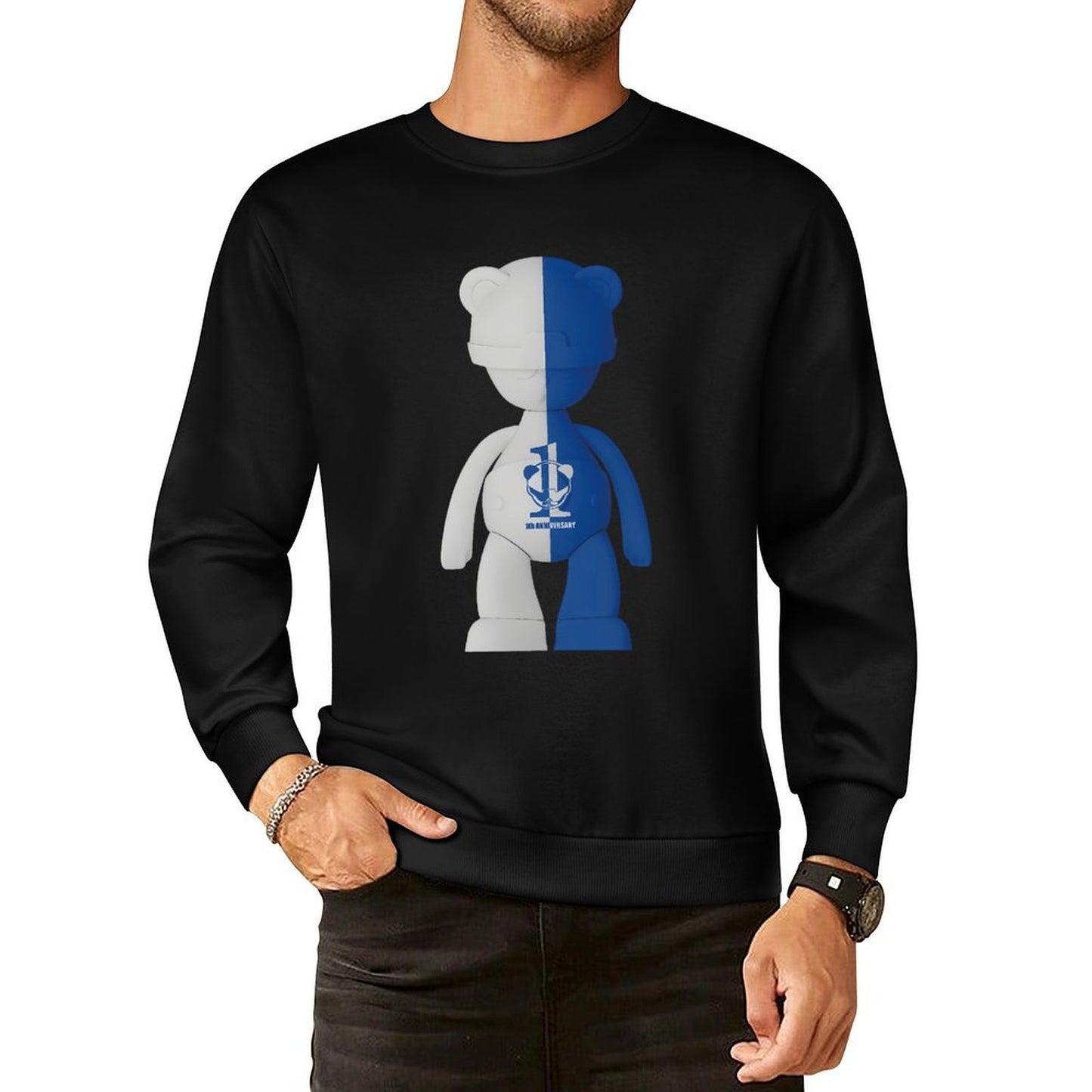IPIB 250g Crew Neck Long Sleeve Sweatshirt Front GraphicCrew Neck Long Sleeve Sweatshirt6000140-4