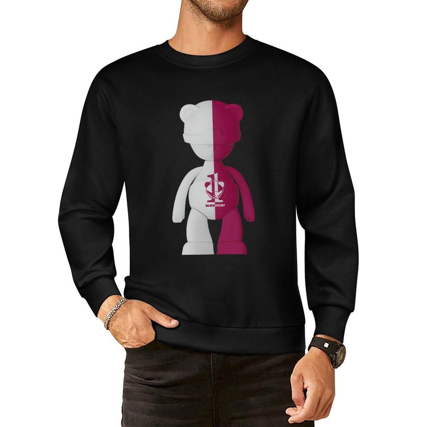 IPIB 250g Crew Neck Long Sleeve Sweatshirt Front GraphicCrew Neck Long Sleeve Sweatshirt6000140-2