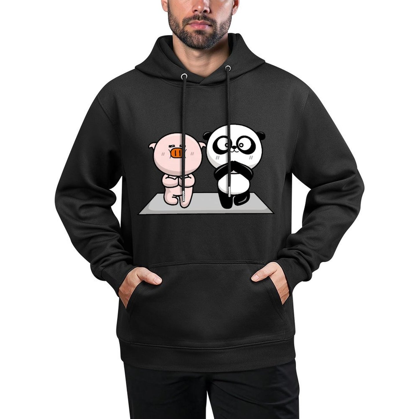 IPBR 250g Hooded Pocket Sweatshirt Front GraphicMen's Hooded  Sweatshirt4001305